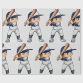 キッ遊ズ野球 ラッピングペーパー (フラット)