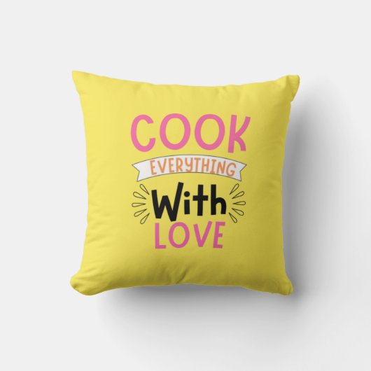 キッ魅力的チン引用文装飾用クッション クッション (正面)