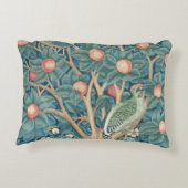 キツツキのタペストリー、キツツキの詳細 アクセントクッション (裏面)