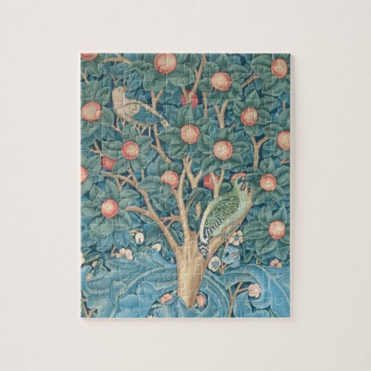 キツツキのタペストリー、キツツキの詳細 ジグソーパズル (縦)