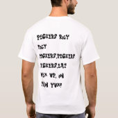 キツツキ Tシャツ (裏面)