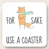 キツネおもしろいにコースターを使用する コースター (正面)