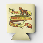 キツネおもしろいサケダック動物パン 缶クーラー (裏面)