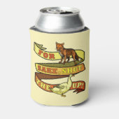 キツネおもしろいサケダック動物パン 缶クーラー (缶裏面)