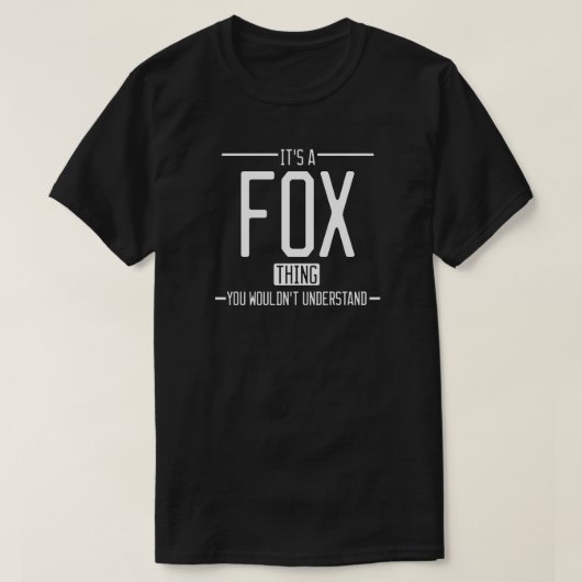 キツネおもしろい氏おもしろい族 Tシャツ (デザイン正面)