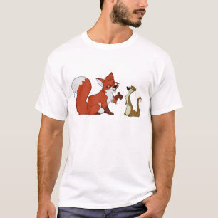 キツネおよびイタチの話 Tシャツ