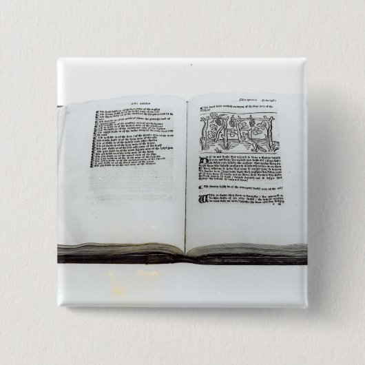 キツネおよびブドウ 缶バッジ (正面)