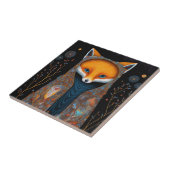 キツネお洒落ウッドランドファンタジーアートセラミックタイル タイル (側面)