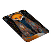 キツネお洒落ウッドランドファンタジーアートマグネット マグネット (右側)