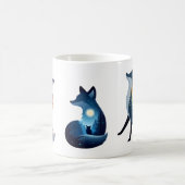 キツネお洒落セラミック製マグカップ コーヒーマグカップ (中央)