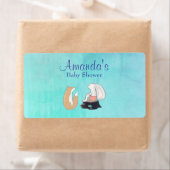 キツネお洒落及びラビット水瓶ラベル ラベル (インサイチュ)