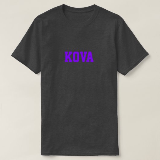 キツネからのKovaのユニセックスなTシャツ Tシャツ (デザイン正面)