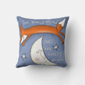 キツネが月に飛び乗った クッション (裏面)