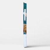 キツネが降雪中。赤狐、ハゲワシ、ジャンプi Case-Mate iPhoneケース (裏面 / 左)