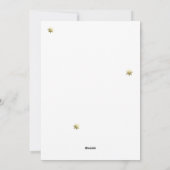 キツネが雪の冬のイラストレーション シーズンカード (裏面)