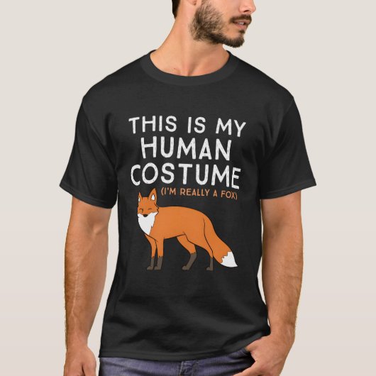 キツネこれは私のhu本当にキツネ tシャツ (正面)