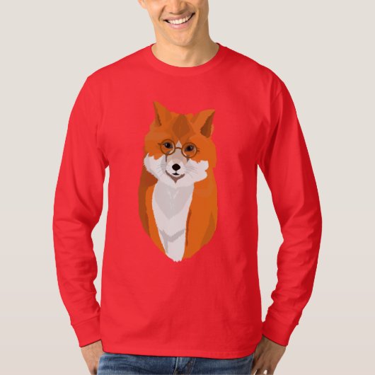 キツネさんは読者のTシャツだ Tシャツ (正面)