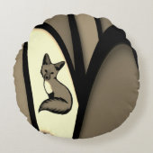 キツネであること ラウンドクッション (正面)