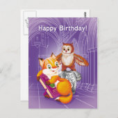 キツネとうんこ ポストカード (正面/裏面)