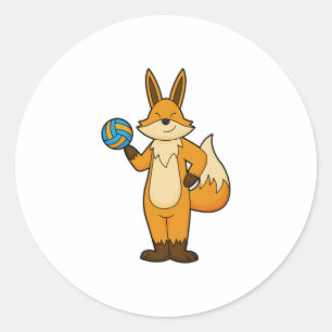 キツネとしてバレーボール選手として ラウンドシール