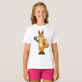 キツネとしてバレーボール選手として Tシャツ (正面フル)