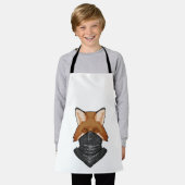 キツネとしてKerchiefとBandit エプロン (着用した状態)