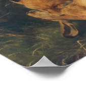 キツネとウサギ， 1866 ポスター (角)