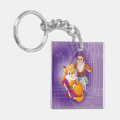 キツネとオウム キーホルダー (正面左)