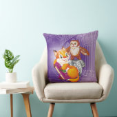 キツネとオウム クッション (椅子)