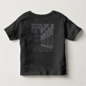 キツネとオウム トドラーTシャツ (裏面)