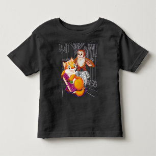 キツネとオウム トドラーTシャツ