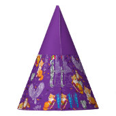 キツネとオウム パーティーハット (裏面)