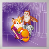 キツネとオウム ポスター (正面)