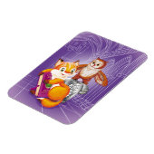 キツネとオウム マグネット (左側)