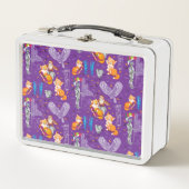 キツネとオウム メタルランチボックス (正面)