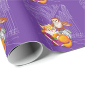 キツネとオウム ラッピングペーパー (ロールコーナー)