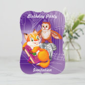 キツネとオウム 招待状 (スタンド正面)