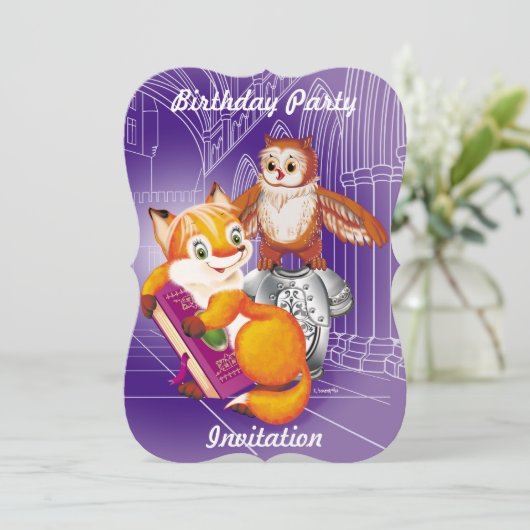 キツネとオウム 招待状 (スタンド正面)