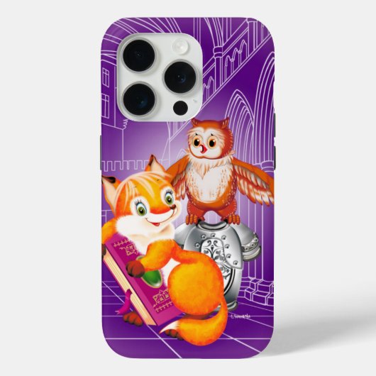 キツネとオウム Case-Mate iPhoneケース (裏面)