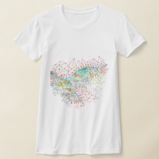 キツネとカッブTシャツ Tシャツ (レイダウン)