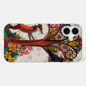 キツネとカラス iPhoneケース (裏面横)