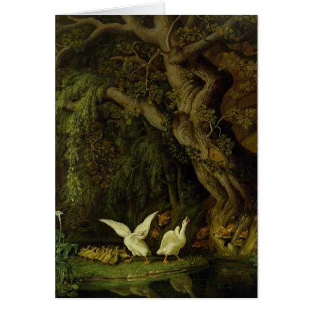 キツネとガチョウ (正面)