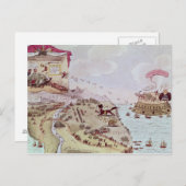 キツネとガチョウ。ボニーが緩んだ ポストカード (正面/裏面)