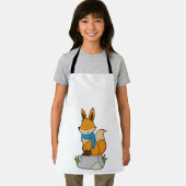 キツネとスカーフオンロック エプロン (インサイチュ)