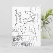 キツネとスターズホリデーカード シーズンカード (スタンド正面)