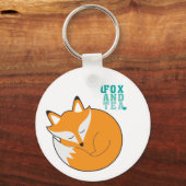 キツネとティーキーリング – N.1 キーホルダー (正面)