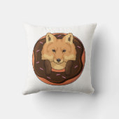 キツネとドーナツ クッション (裏面)