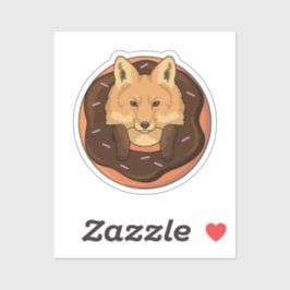 キツネとドーナツ シール