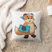 キツネとナイトキャップ クッション (ブランケット)