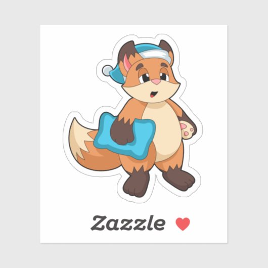 キツネとナイトキャップ シール (シート)